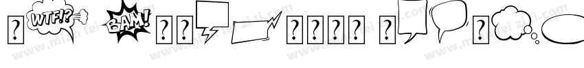 HL ComicBoom Regular字体转换